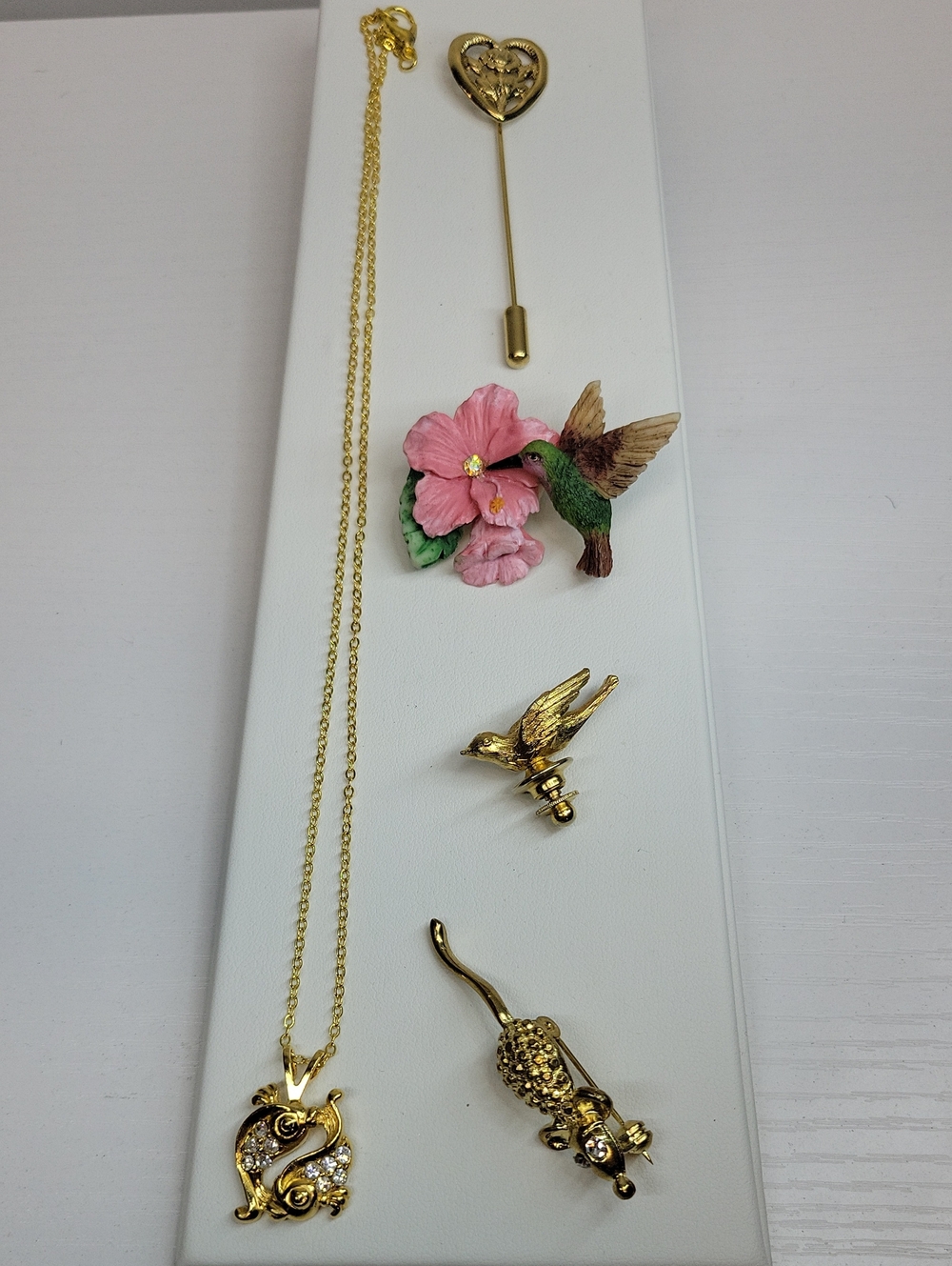 Gold Tone Jewelry Set